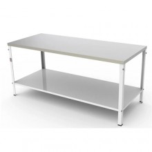MESA INOX PE PINTADO 1,90 X 0,87 180 G2 BRAESI